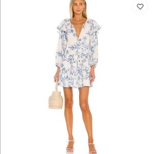 Free People Sunbaked Swing Dress in Tea Combo